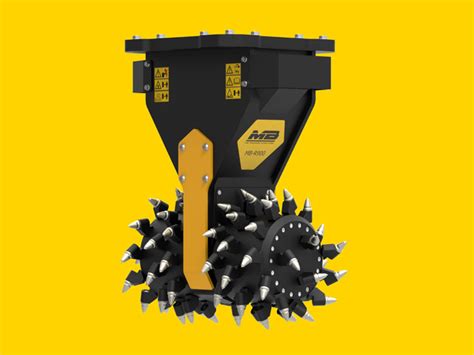 MB drum cutter for excavators and skid steer loaders